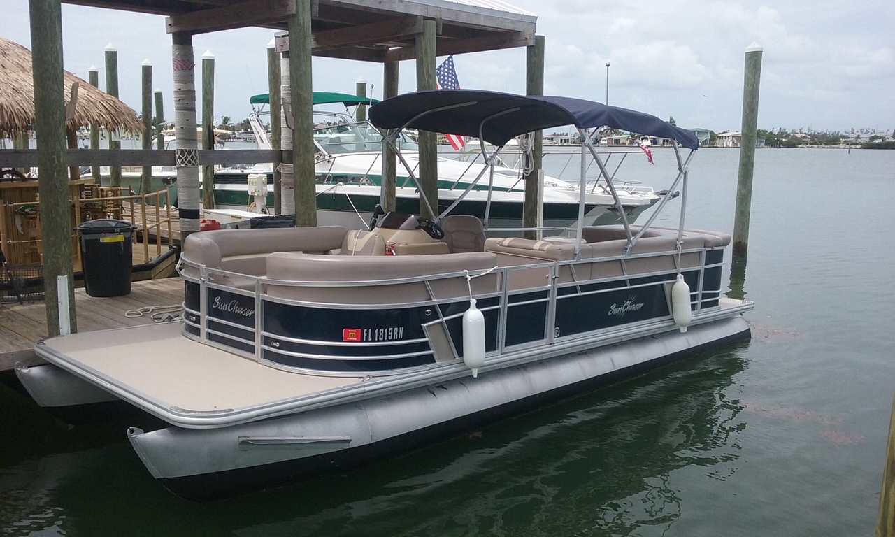 Pontoon in Dock Photo